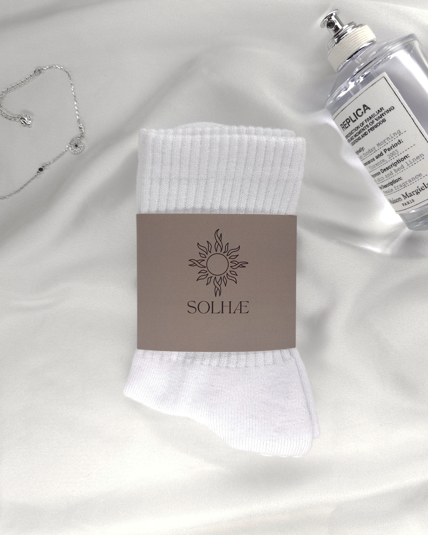 SOLHÆ Grip Socks - Ivory