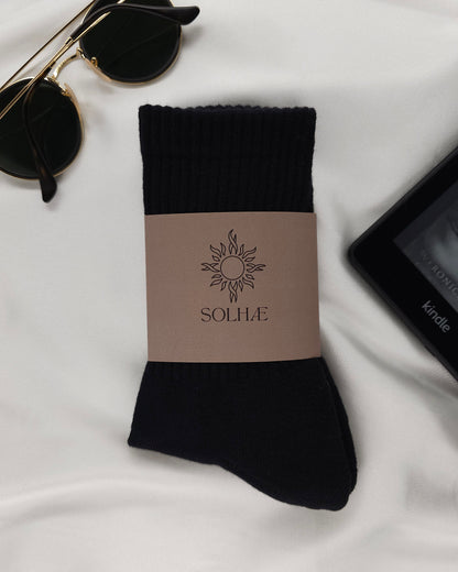 SOLHÆ Grip Socks - Onyx